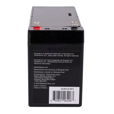Duracell Ultra 12V 8AH AGM Sealed Lead Acid (SLA) Battery with F2 Terminals