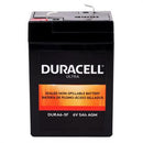 Duracell Ultra DURA6-5F 6V 5AH General Purpose AGM Sealed Lead Acid (SLA) Battery with F1 Terminals-1