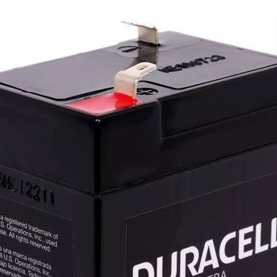 Duracell Ultra DURA6-5F 6V 5AH General Purpose AGM Sealed Lead Acid (SLA) Battery with F1 Terminals