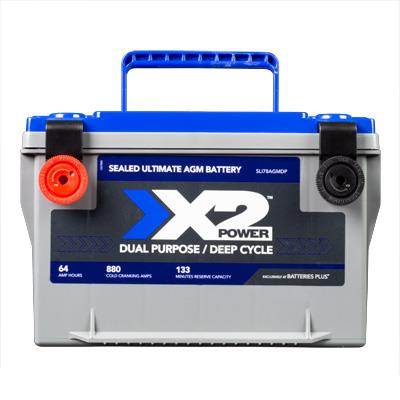 X2Power Car Battery | Group 78 | 850 CCA | Premium AGM