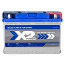 X2Power Car Battery | Group 48 | 760CCA | Premium AGM-1