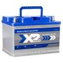 X2Power Car Battery | Group 48 | 760CCA | Premium AGM-4