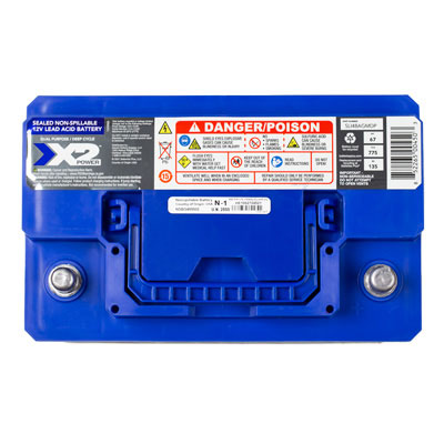 X2Power Car Battery | Group 48 | 760CCA | Premium AGM