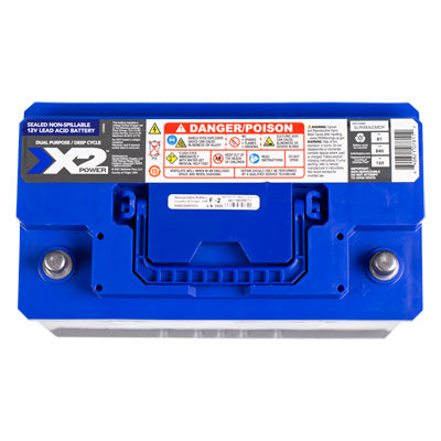 X2Power Car Battery | Group 94R | 840 CCA | Premium AGM