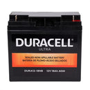 Duracell Ultra 12V 18AH General Purpose AGM Sealed Lead Acid Battery with M6 Nut and Bolt Terminals-1
