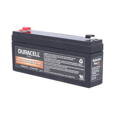 Duracell Ultra 6V 5AH AGM General Purpose Sealed Lead Acid (SLA) Battery with F1 Terminals - 0