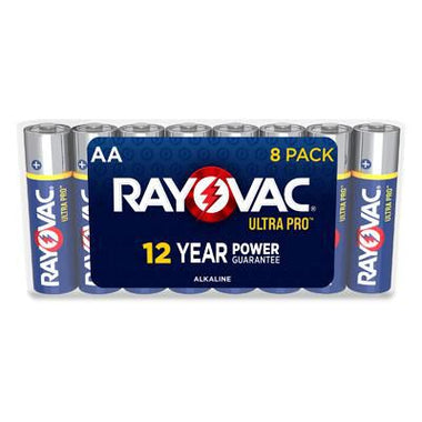 Rayovac UltraPro AA Alkaline Battery - 8 Pack