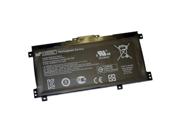 LI-ION Notebook Battery for HP - 3-CELLS 11.55V 4835mAh 56Whr