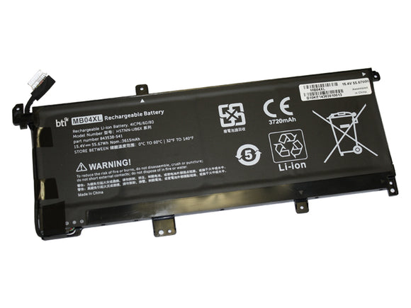 Li-Ion Notebook Battery for HP - 4-CELLS 15.4V 3615mAh 55.67Whr