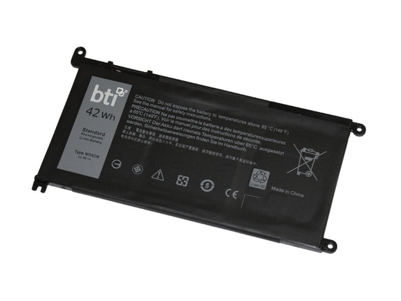 Li-Ion Notebook Battery for DELL - 3-CELLS 11.4V 3684mAh 42Whr