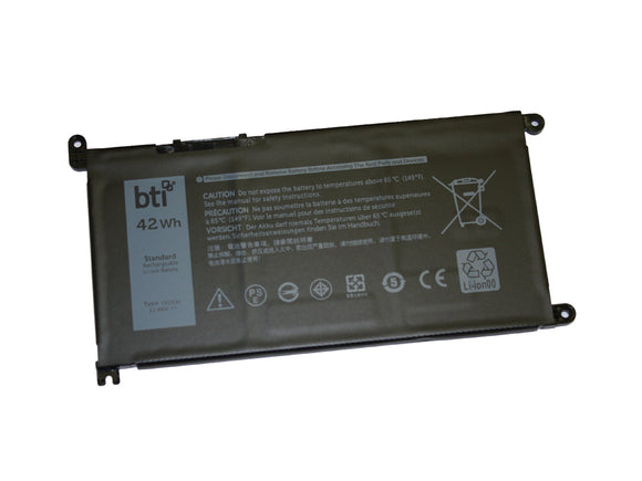 Li-Ion Notebook Battery for DELL - 3-CELLS 11.46V 3665mAh 42Whr